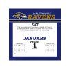 Kalendář Baltimore Ravens NFL 2027 Tischkalender