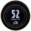 Puk Adam Foote November 2, 2013 Retirement Night Official Game Puck