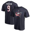 Pánské tričko #9 Artemi Panarin Columbus Blue Jackets NHL Stack Logo Name & Number