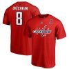 Pánské tričko Alex Ovechkin #8 Washington Capitals NHL Stack Logo Name & Number