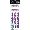 Samolepky na helmu New York Rangers NHL Decals