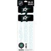 Samolepky na helmu Dallas Stars NHL Decals Black