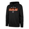 Pánská mikina s kapucí 47 Brand Headline Hood Philadelphia Flyers NHL černá GS19