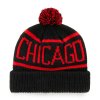 Pánská zimní čepice Chicago Blackhawks NHL Calgary '47 CUFF KNIT