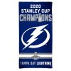 Plážová osuška Tampa Bay Lightning 2020 Stanley Cup Champions 30'' x 60'' Spectra Beach Towel