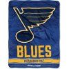 Deka St. Louis Blues NHL Plush Micro Throw Logo