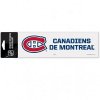 Samolepka Montreal Canadiens Logo Text Decal