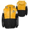 Dětská bunda Pittsburgh Penguins NHL Goal Line Stance Full-Zip Windbreaker