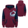 Dětská mikina Colorado Avalanche NHL Faceoff Colorblocked Fleece Full-Zip