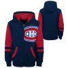 Dětská mikina Montreal Canadiens NHL Faceoff Colorblocked Fleece Full-Zip