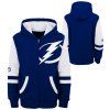 Dětská mikina Tampa Bay Lightning NHL Faceoff Colorblocked Fleece Full-Zip