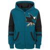 Dětská mikina San Jose Sharks NHL Faceoff Colorblocked Fleece Full-Zip