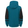 Dětská mikina San Jose Sharks NHL Faceoff Colorblocked Fleece Full-Zip