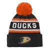 Dětská zimní čepice Anaheim Ducks NHL Wordmark Cuffed Pom