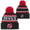 Dětská zimní čepice New Jersey Devils NHL Wordmark Cuffed Pom
