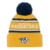 Dětská zimní čepice Nashville Predators NHL Wordmark Cuffed Pom