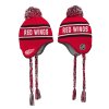 Dětská zimní čepice Detroit Red Wings NHL Jacquard Tassel