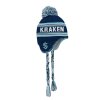 Dětská zimní čepice Seattle Kraken NHL Jacquard Tassel