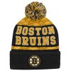 Dětská zimní čepice Boston Bruins NHL Puck Pattern Cuffed