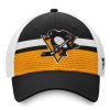 Pánská kšiltovka Pittsburgh Penguins NHL Authentic Pro Draft Structured Trucker Cap