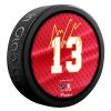 Puk Calgary Flames NHL Johnny Gaudreau #13 Exclusive Player Hockey Puck - Limited Edition of 1000
