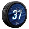 Puk Winnipeg Jets NHL Connor Hellebuyck #37 Exclusive Player Hockey Puck - Limited Edition of 1000