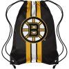 Vak Boston Bruins NHL Team Stripe Drawstring Backpack
