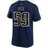 Pánské tričko Roman Josi #59 Nashville Predators NHL Name & Number Graphic T-Shirt