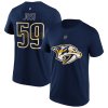 Pánské tričko Roman Josi #59 Nashville Predators NHL Name & Number Graphic T-Shirt