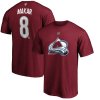 Tričko Cale Makar #8 Colorado Avalanche Name & Number T-Shirt - Burgundy