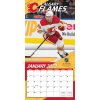 Kalendář Calgary Flames NHL 2023 Wall Calendar