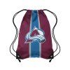 Vak Colorado Avalanche NHL FOCO Team Stripe Drawstring Backpack