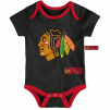Set dětských body Chicago Blackhawks NHL Triple Clappers Creeper