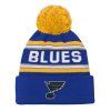 Dětská zimní čepice St. Louis Blues NHL Wordmark Cuffed Pom