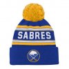 Dětská zimní čepice Buffalo Sabres NHL Wordmark Cuffed Pom