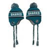 Dětská zimní čepice San Jose Sharks NHL Jacquard Tassel