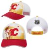 Dětská kšiltovka Calgary Flames NHL Paint Splatter Fashion Meshback