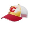Dětská kšiltovka Calgary Flames NHL Paint Splatter Fashion Meshback