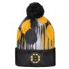 Dětská zimní čepice Boston Bruins NHL Paint Splatter Cuffed