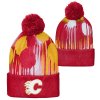 Dětská zimní čepice Calgary Flames NHL Paint Splatter Cuffed