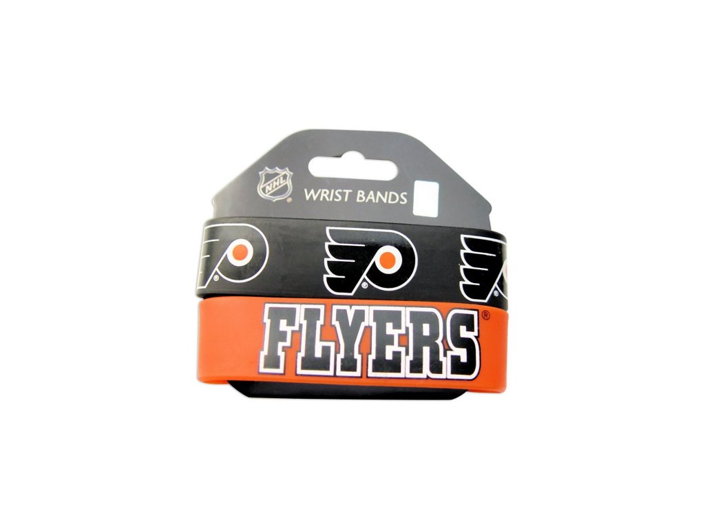 Silikonový náramok - Philadelphia Flyers - 2 kusy