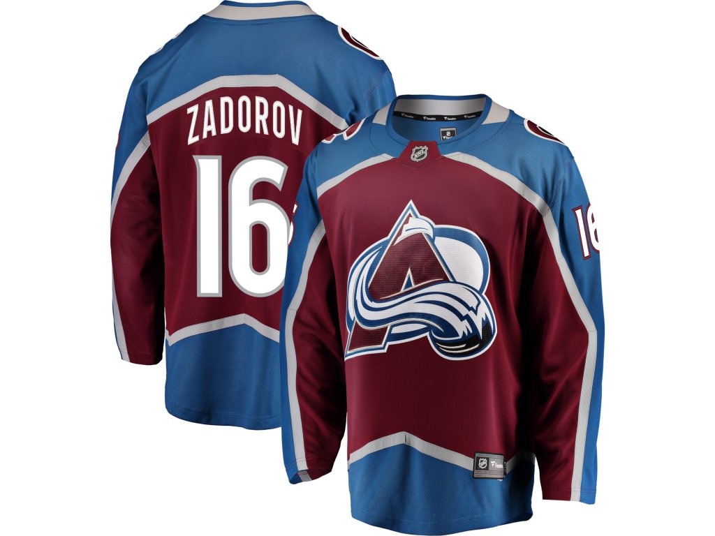 Pánský dres Colorado Avalanche NHL #16 Nikita Zadorov Breakaway Alternate Jersey