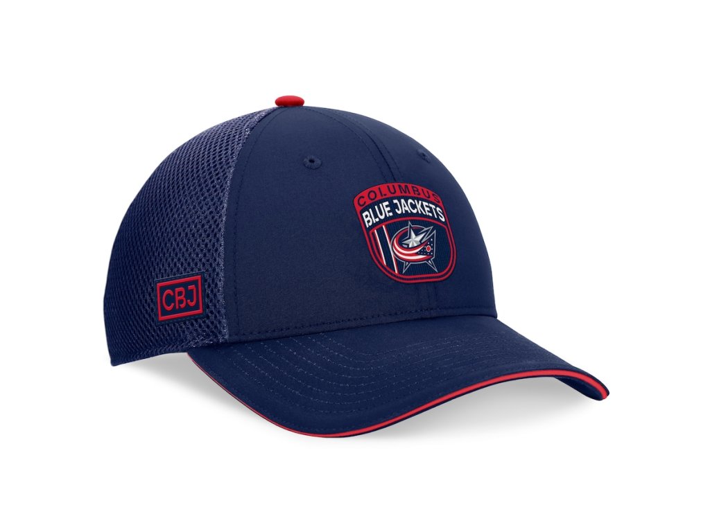 Pánská kšiltovka Columbus Blue Jackets 2024 Draft NHL On Stage Trucker Adjustable Hat