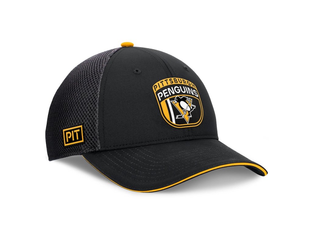Pánská kšiltovka Pittsburgh Penguins 2024 Draft NHL On Stage Trucker Adjustable Hat