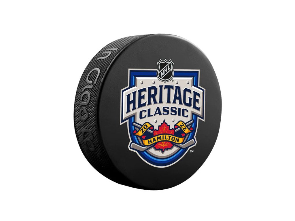 Puk Heritage Classic 2022 Hamilton Official Game Puck