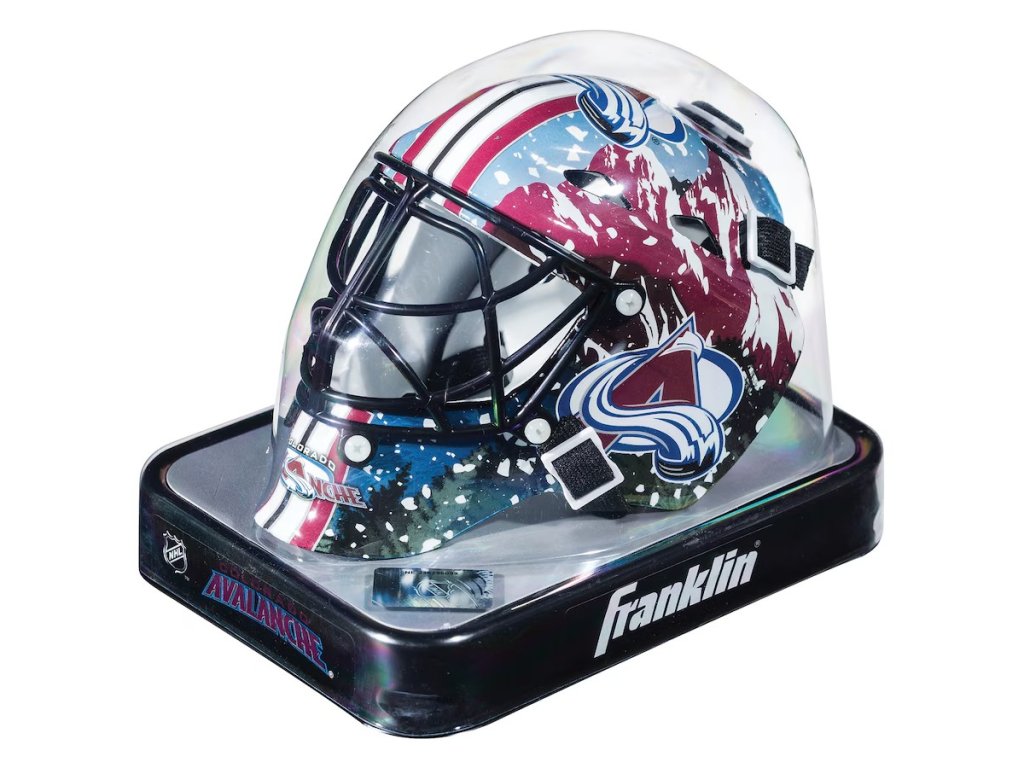 Minimaska Colorado Avalanche NHL Unsigned Franklin Sports Replica Mini Goalie Mask