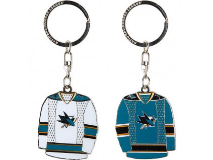 Přívěšek - Jersey - San Jose Sharks NHL - 2 kusy