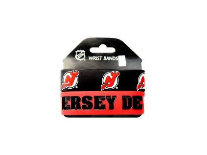 20910 silikonovy naramek new jersey devils nhl 2 kusy
