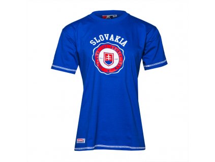 Detské tričko SLOVAKIA STAMP ROYAL BLUE
