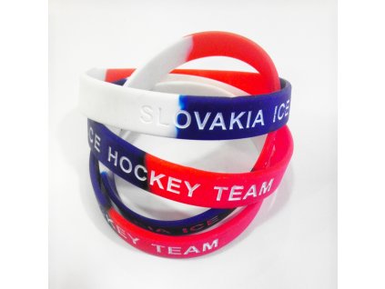 Náramok SLOVAKIA ICE HOCKEY TEAM silikónový